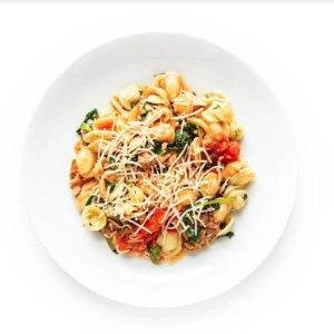 Orecchiette Napolitana with Italian Sausage